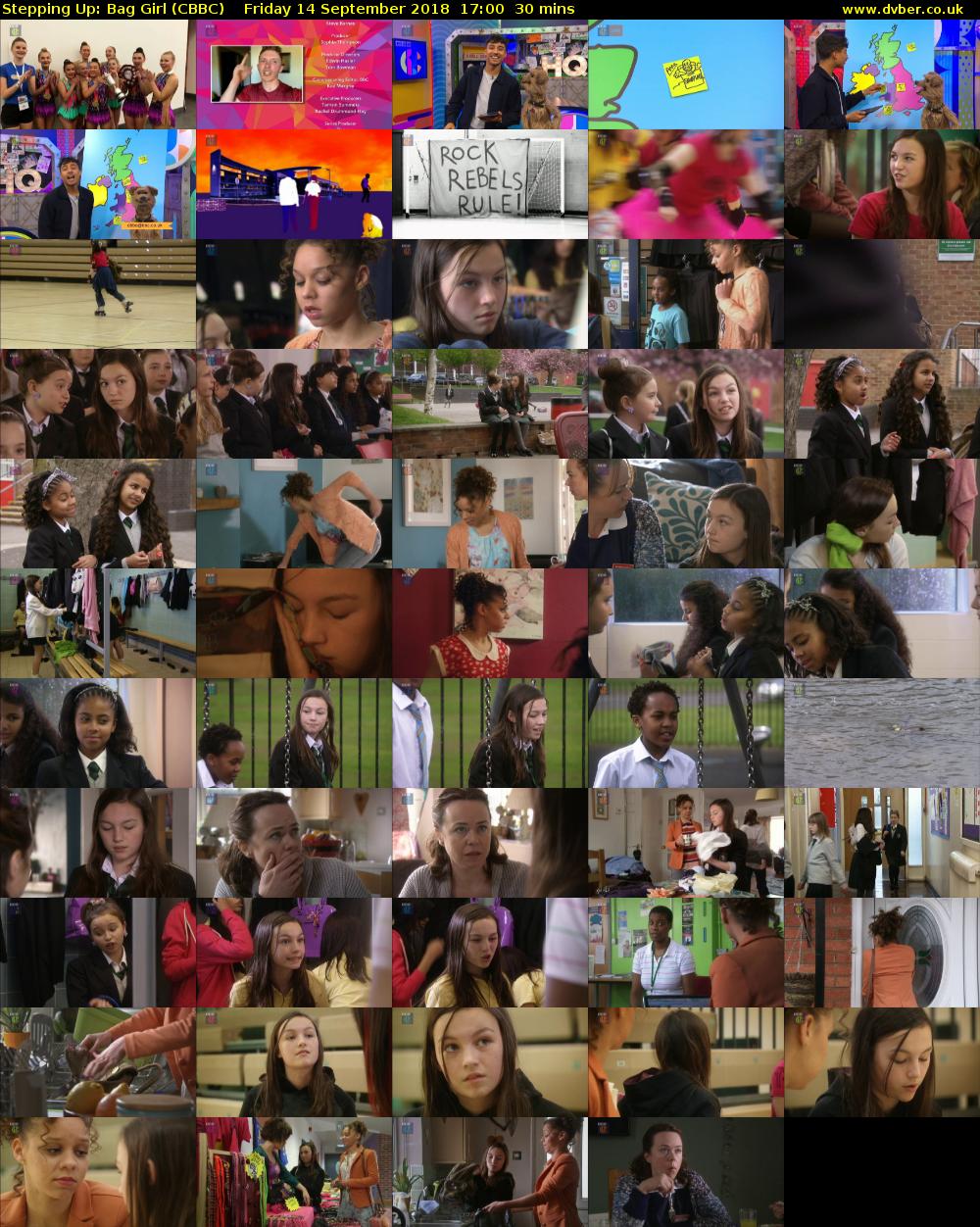 Stepping Up: Bag Girl (CBBC) Friday 14 September 2018 17:00 - 17:30