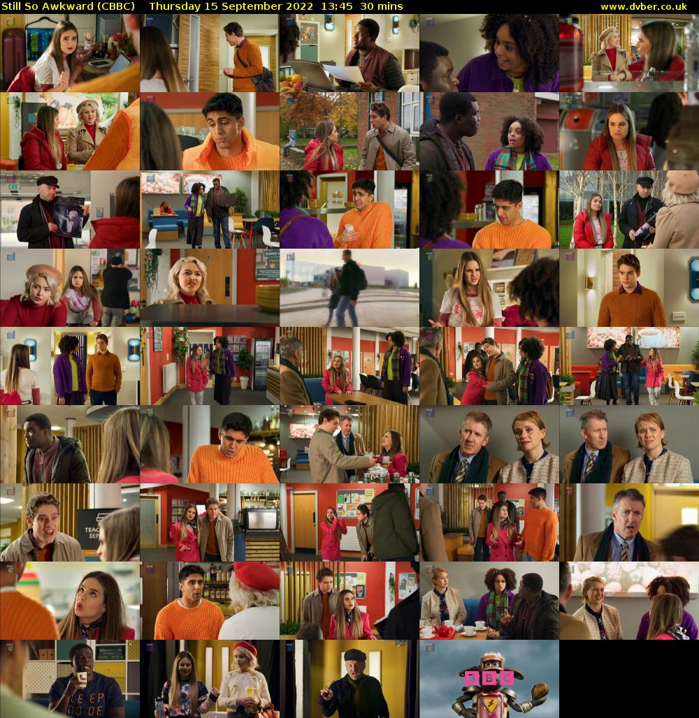 Still So Awkward (CBBC) Thursday 15 September 2022 13:45 - 14:15