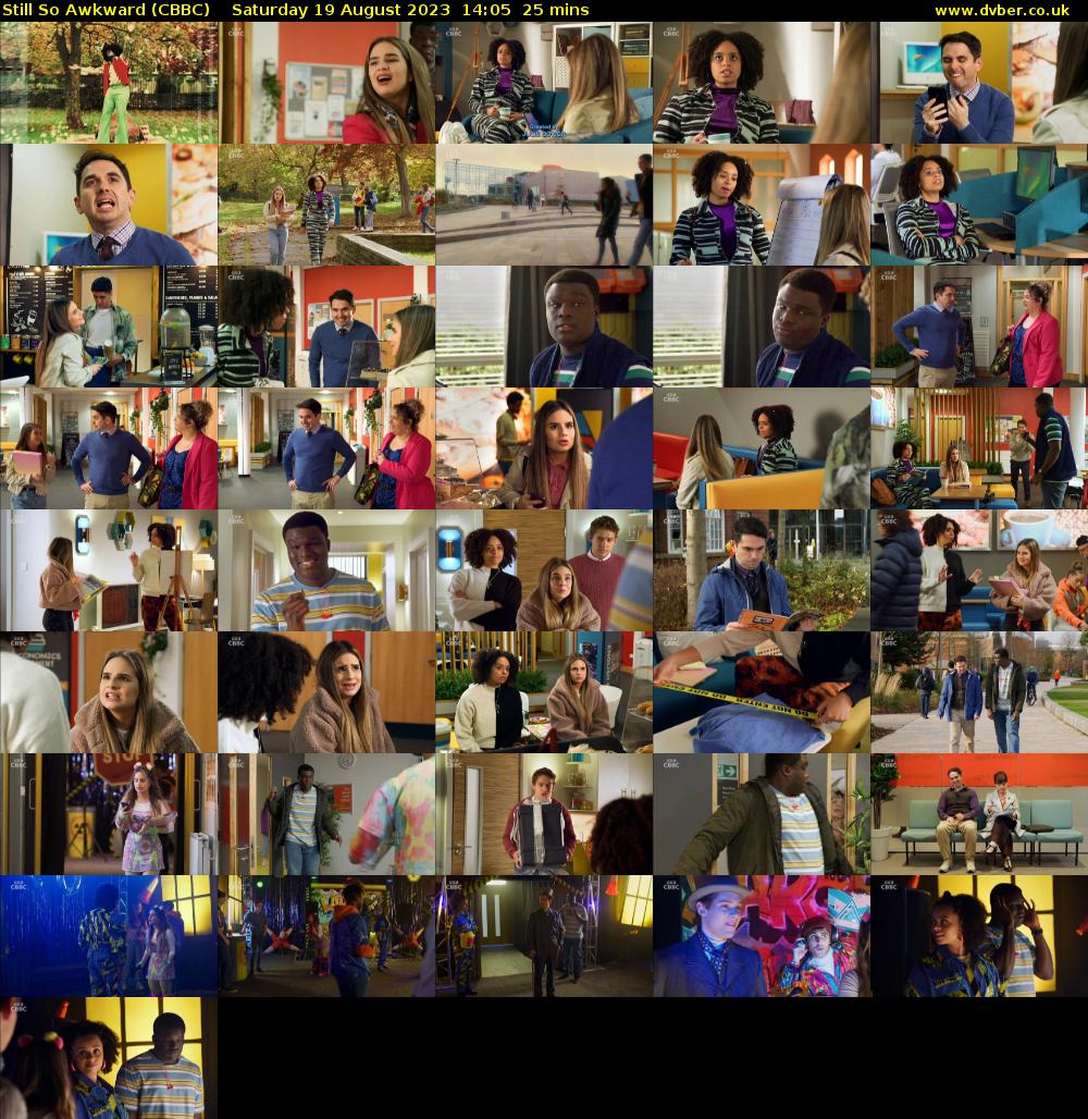 Still So Awkward (CBBC) Saturday 19 August 2023 14:05 - 14:30