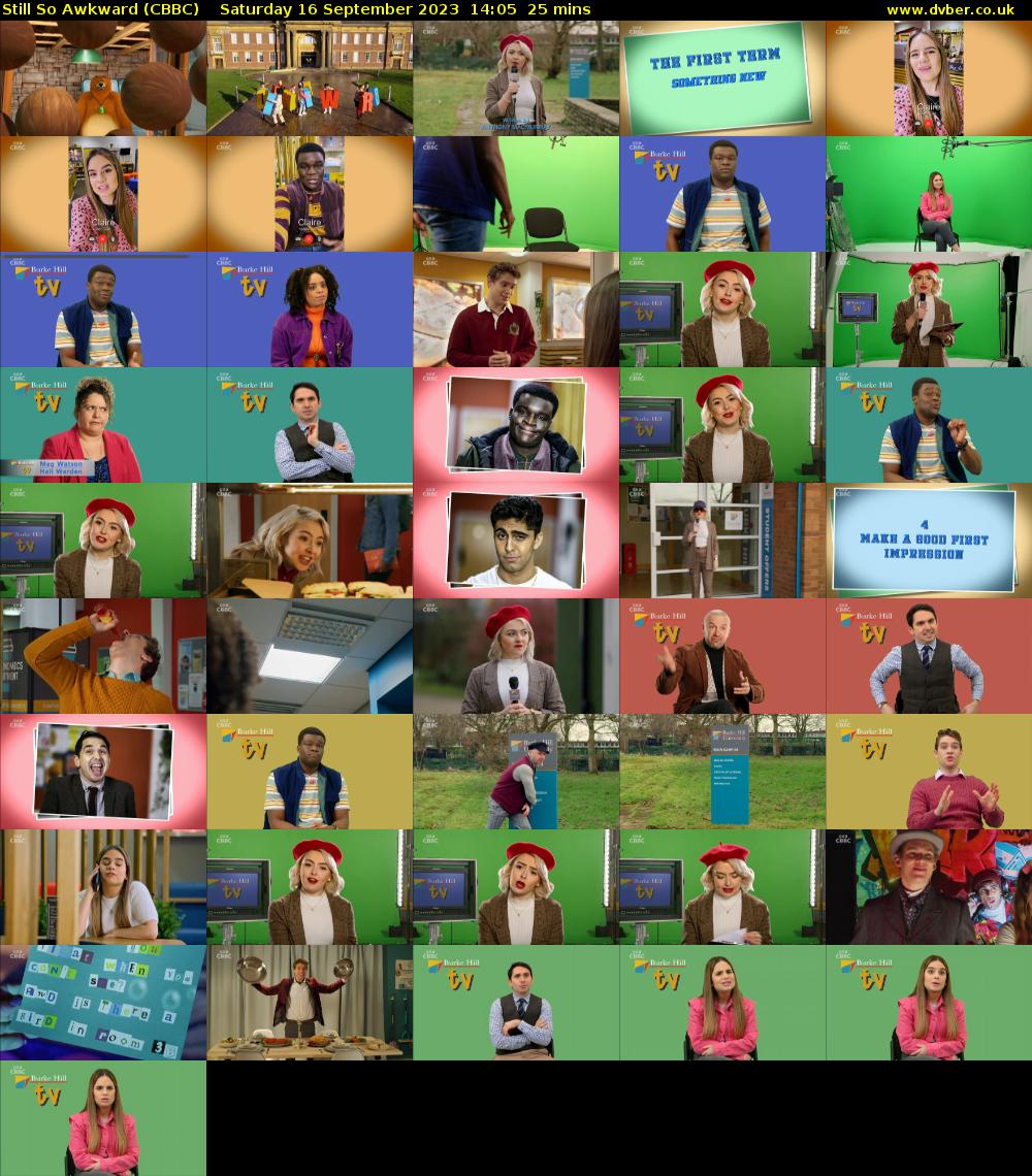 Still So Awkward (CBBC) Saturday 16 September 2023 14:05 - 14:30