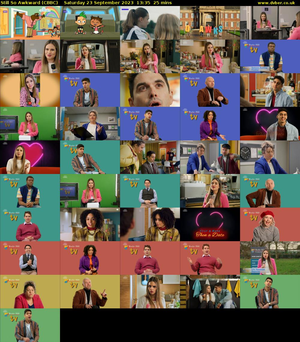 Still So Awkward (CBBC) Saturday 23 September 2023 13:35 - 14:00