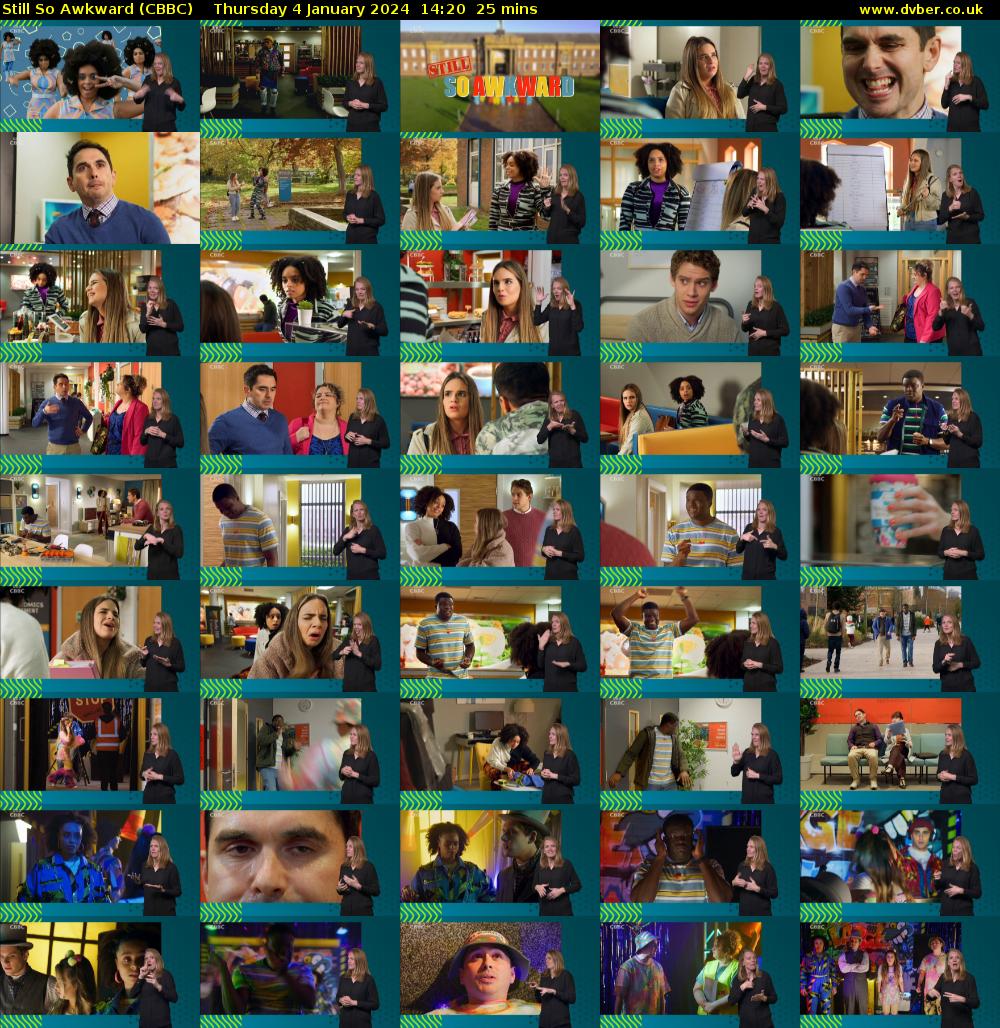 Still So Awkward (CBBC) Thursday 4 January 2024 14:20 - 14:45