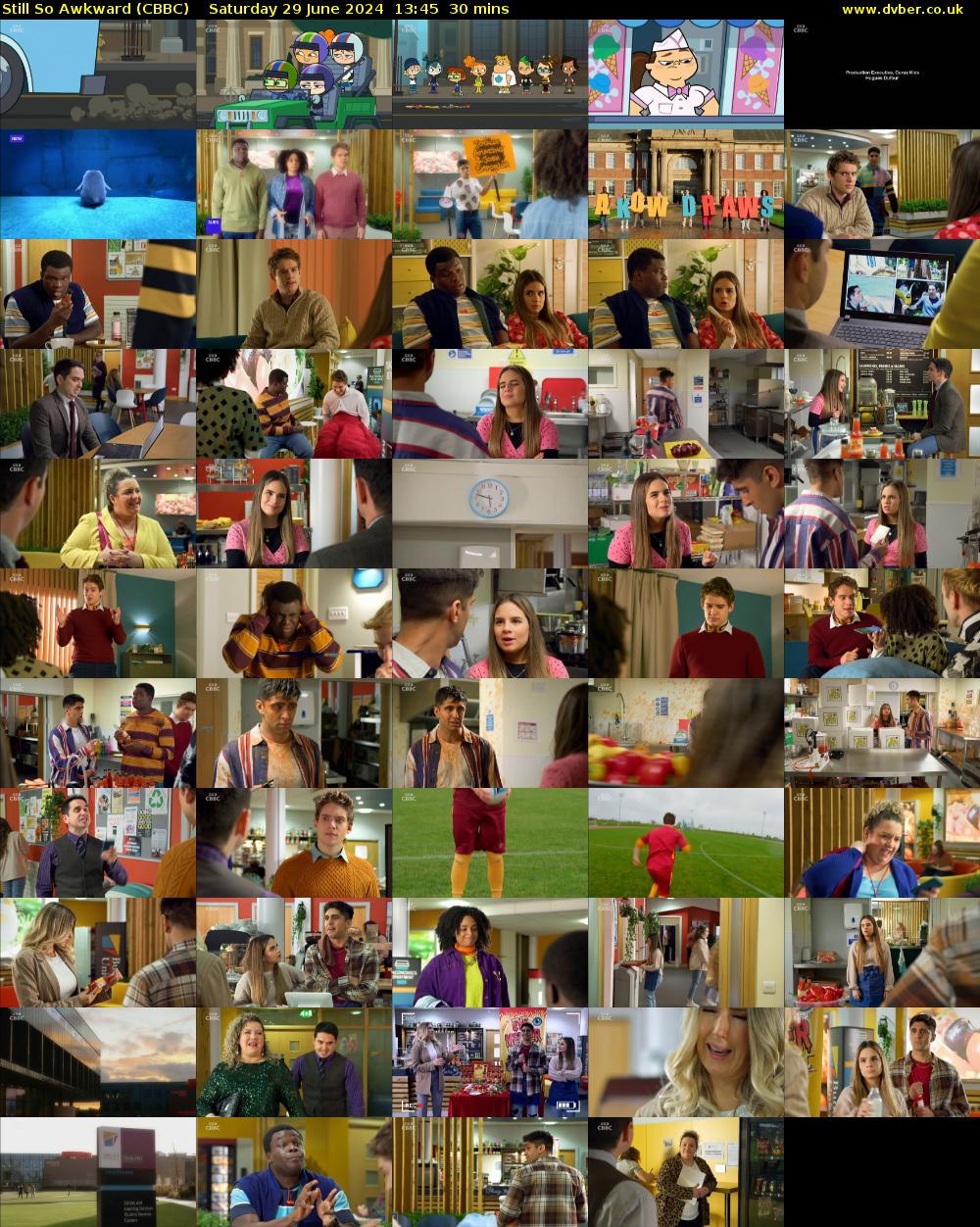Still So Awkward (CBBC) Saturday 29 June 2024 13:45 - 14:15