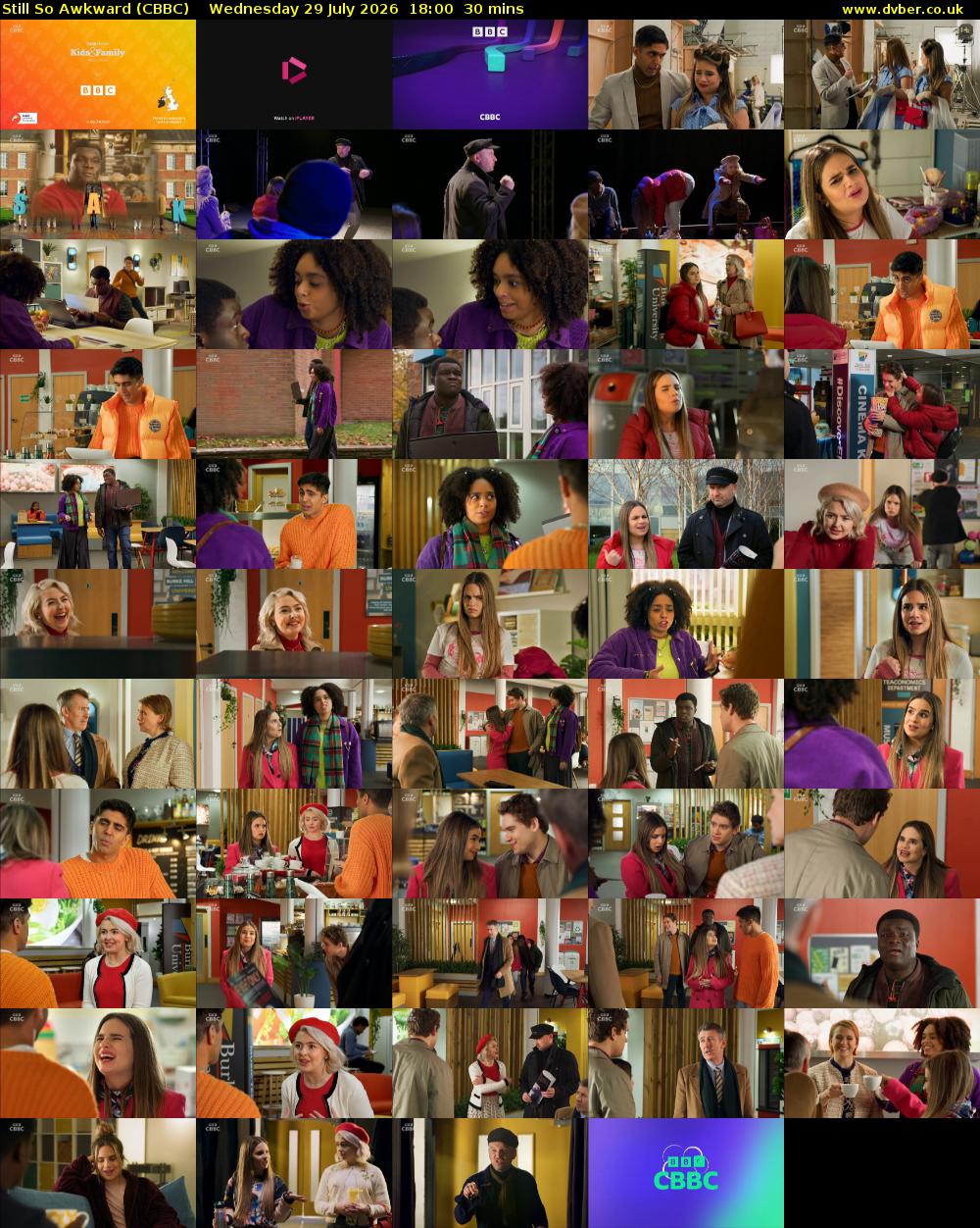 Still So Awkward (CBBC) Wednesday 29 July 2026 18:00 - 18:30
