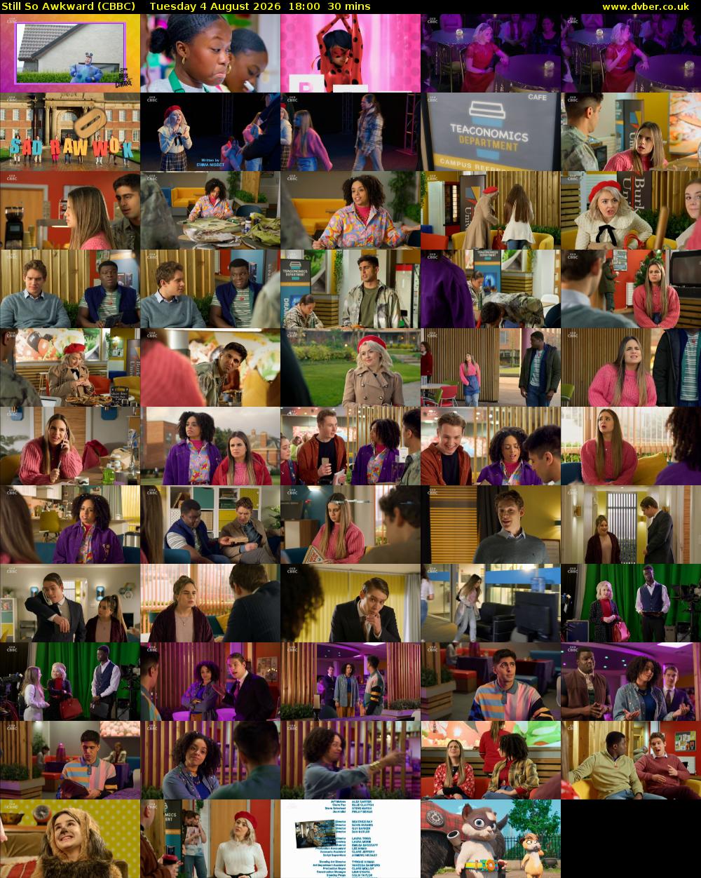 Still So Awkward (CBBC) Tuesday 4 August 2026 18:00 - 18:30