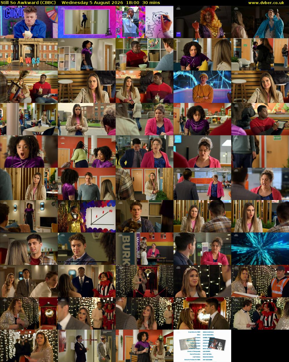 Still So Awkward (CBBC) Wednesday 5 August 2026 18:00 - 18:30