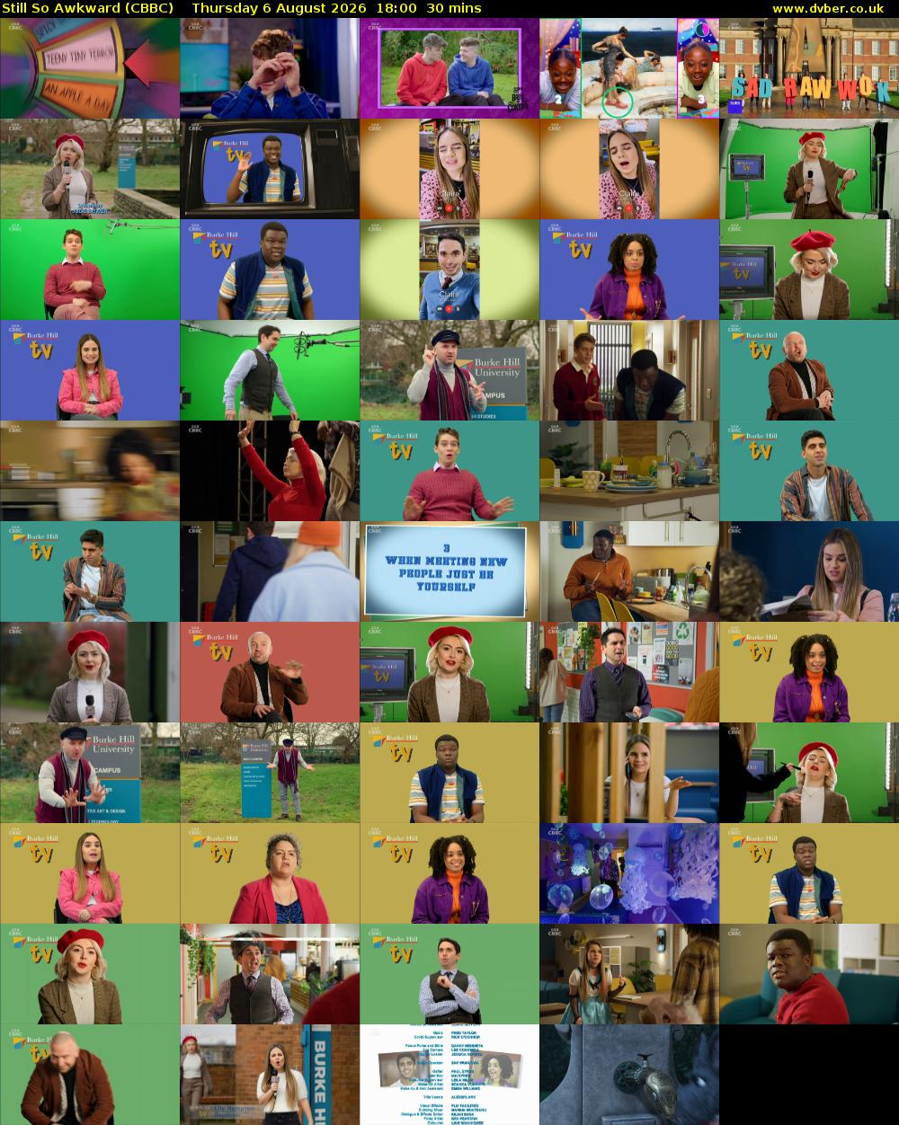 Still So Awkward (CBBC) Thursday 6 August 2026 18:00 - 18:30