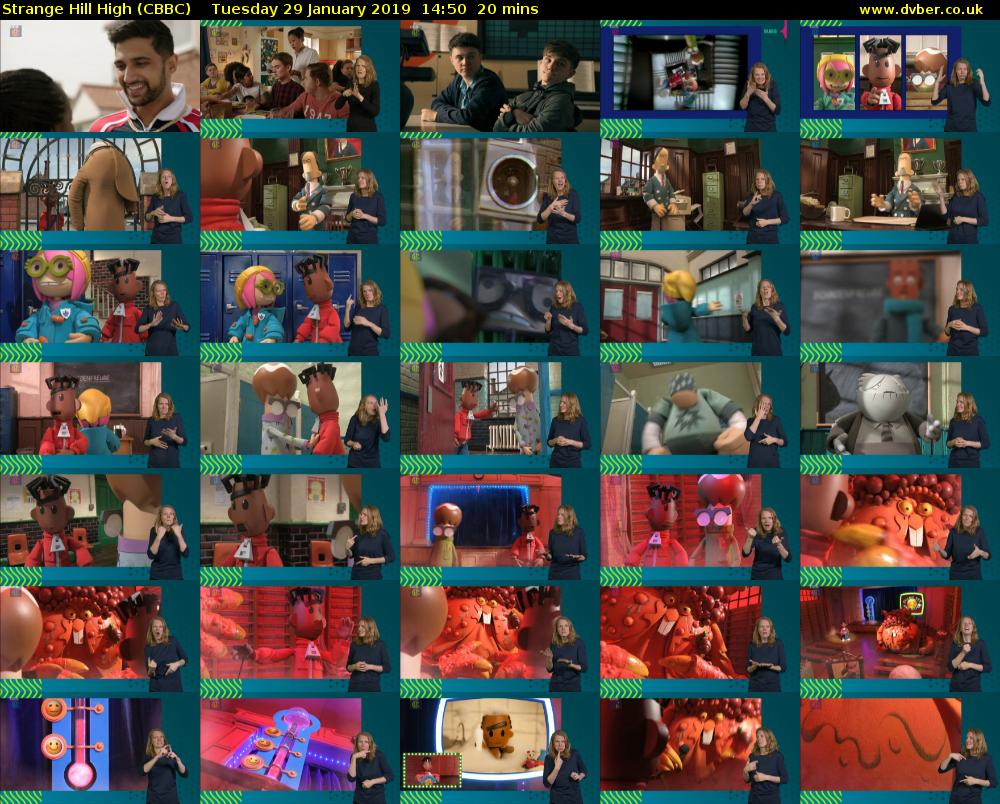 Strange Hill High (CBBC) Tuesday 29 January 2019 14:50 - 15:10