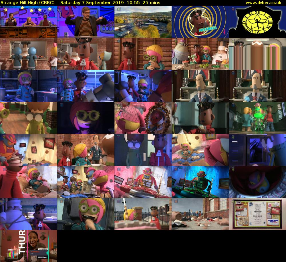 Strange Hill High (CBBC) Saturday 7 September 2019 10:55 - 11:20