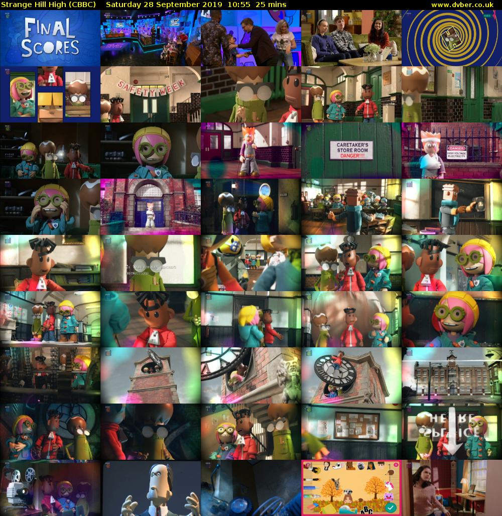 Strange Hill High (CBBC) Saturday 28 September 2019 10:55 - 11:20