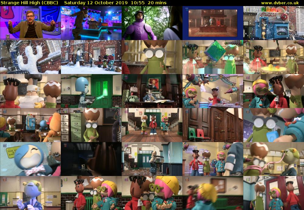 Strange Hill High (CBBC) Saturday 12 October 2019 10:55 - 11:15