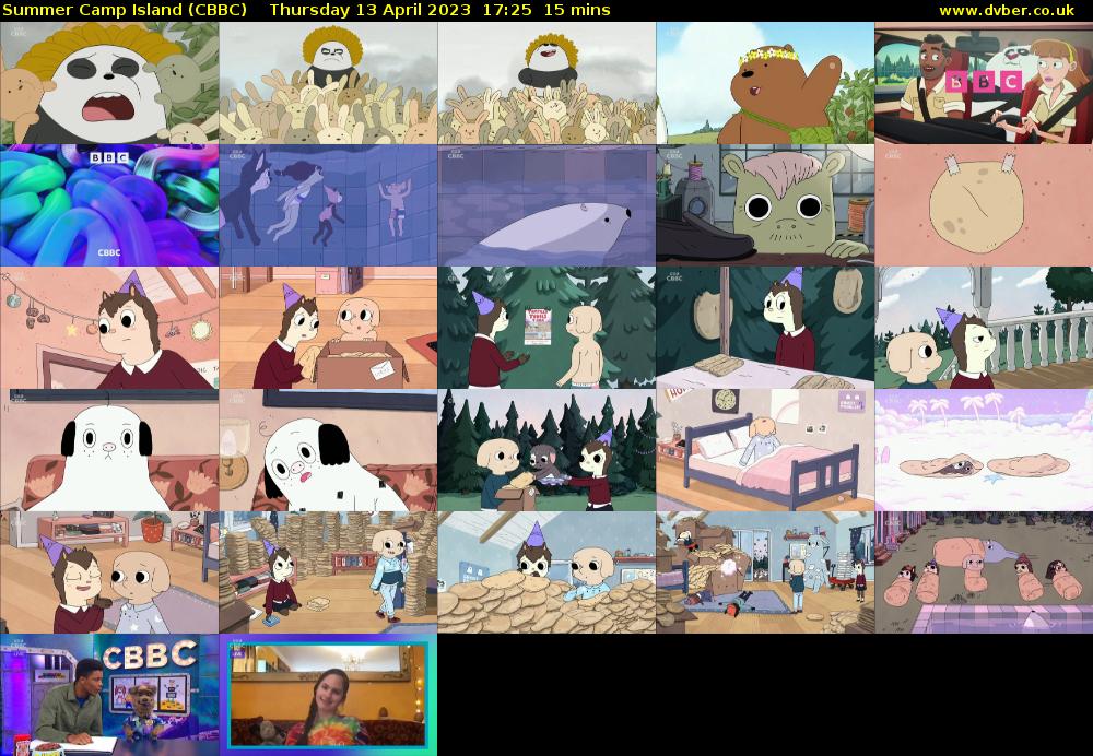 Summer Camp Island (CBBC) Thursday 13 April 2023 17:25 - 17:40