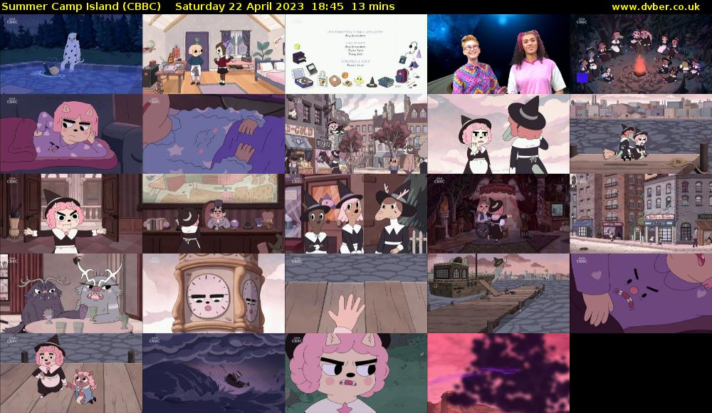 Summer Camp Island (CBBC) Saturday 22 April 2023 18:45 - 18:58