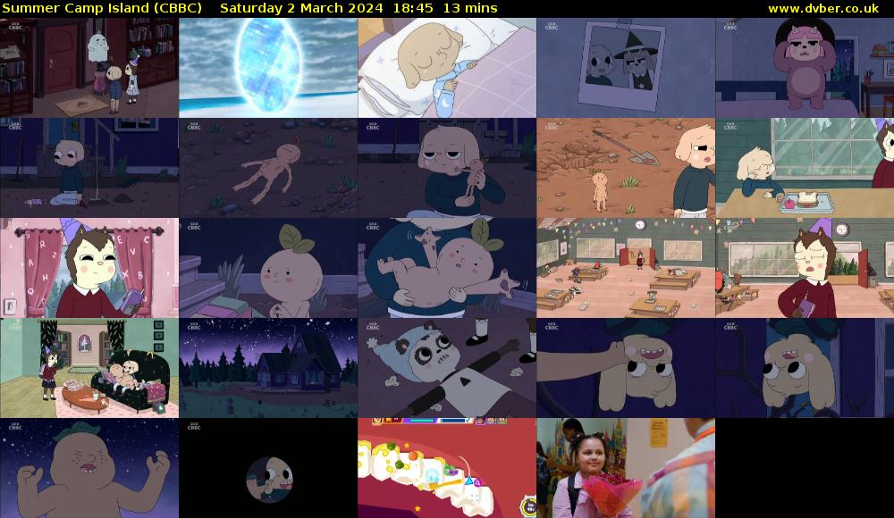 Summer Camp Island (CBBC) Saturday 2 March 2024 18:45 - 18:58