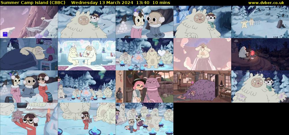 Summer Camp Island (CBBC) Wednesday 13 March 2024 13:40 - 13:50
