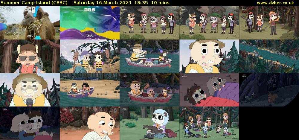 Summer Camp Island (CBBC) Saturday 16 March 2024 18:35 - 18:45