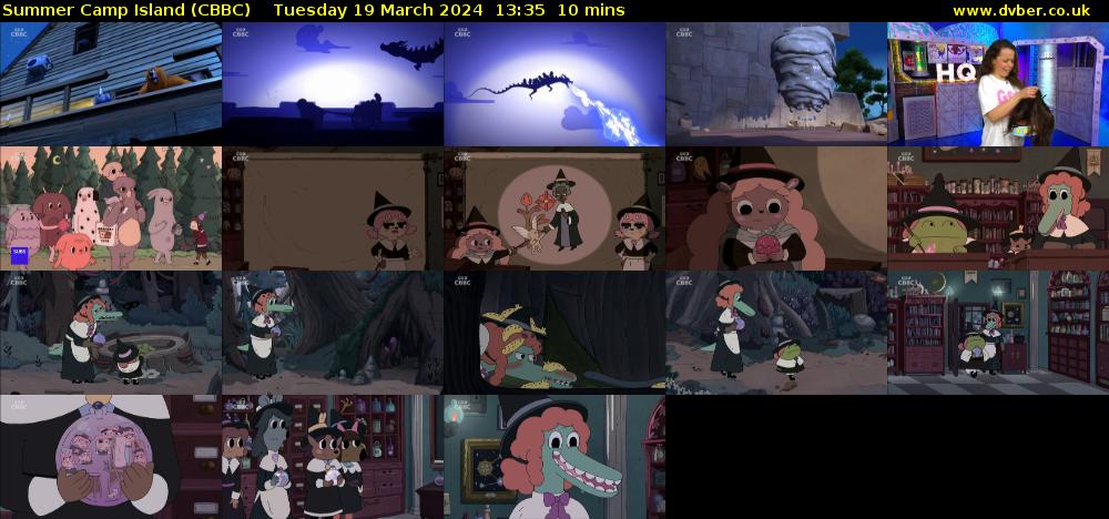 Summer Camp Island (CBBC) Tuesday 19 March 2024 13:35 - 13:45