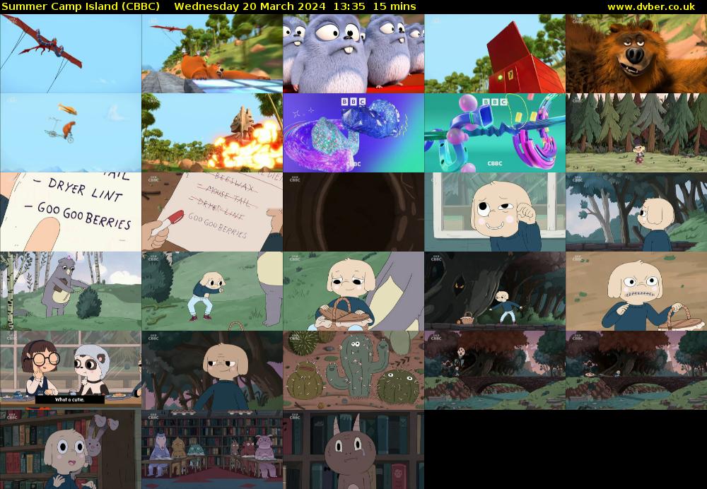 Summer Camp Island (CBBC) Wednesday 20 March 2024 13:35 - 13:50