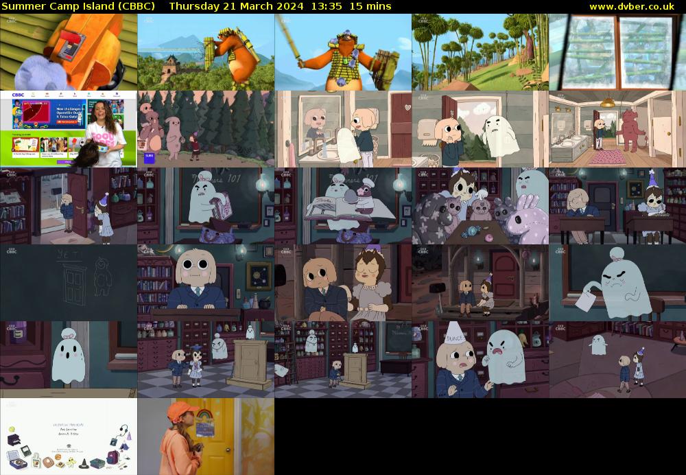 Summer Camp Island (CBBC) Thursday 21 March 2024 13:35 - 13:50