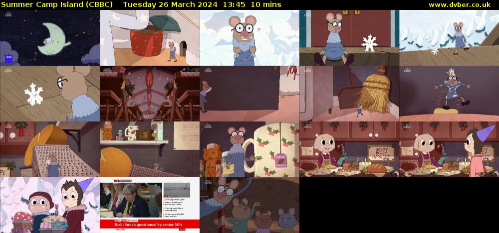 Summer Camp Island (CBBC) Tuesday 26 March 2024 13:45 - 13:55
