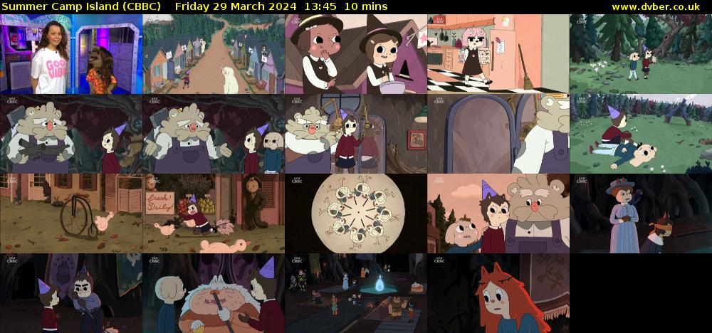 Summer Camp Island (CBBC) Friday 29 March 2024 13:45 - 13:55