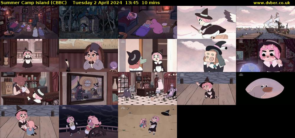 Summer Camp Island (CBBC) Tuesday 2 April 2024 13:45 - 13:55