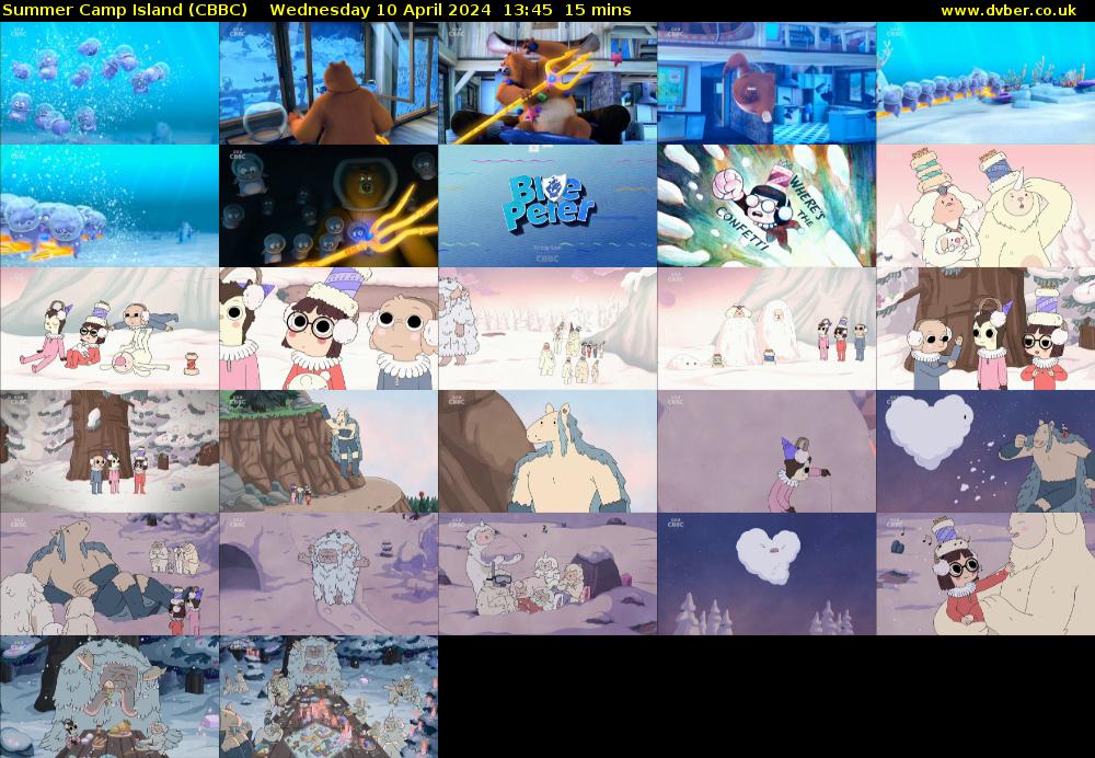Summer Camp Island (CBBC) Wednesday 10 April 2024 13:45 - 14:00