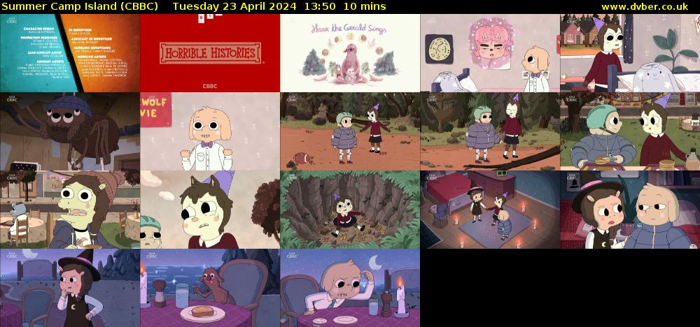 Summer Camp Island (CBBC) Tuesday 23 April 2024 13:50 - 14:00