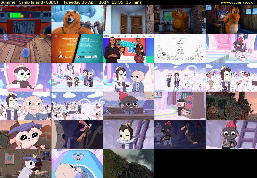 Summer Camp Island (CBBC) Tuesday 30 April 2024 13:35 - 13:50