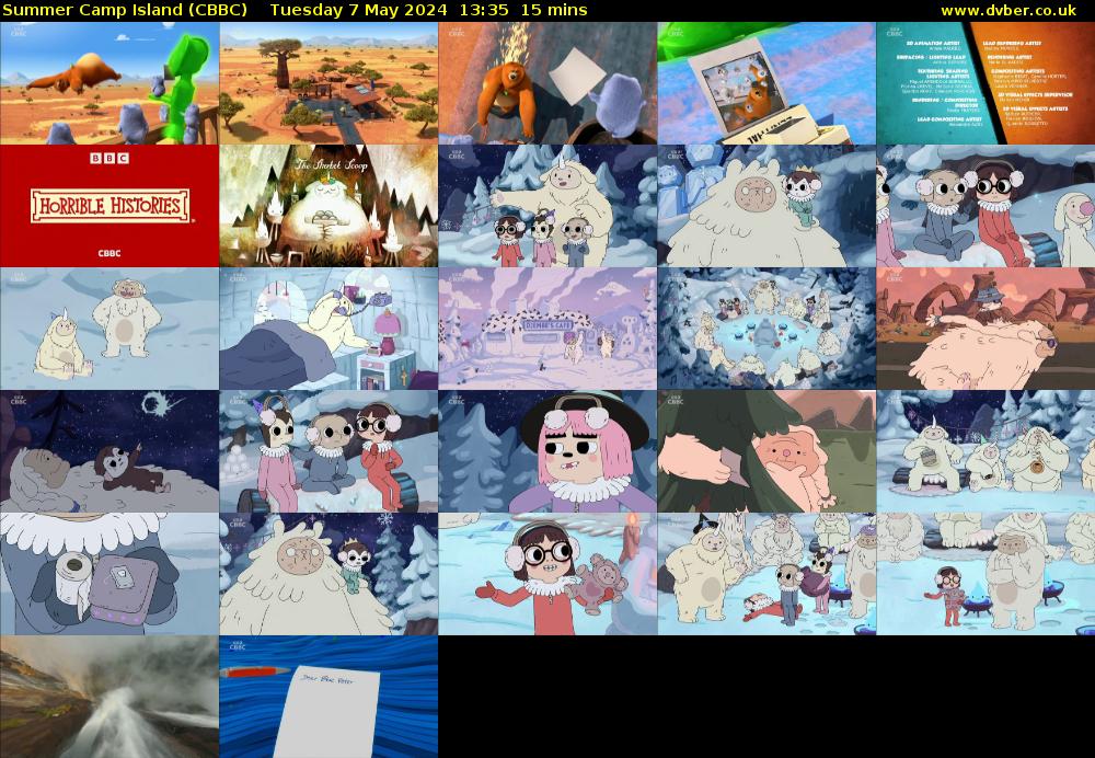 Summer Camp Island (CBBC) Tuesday 7 May 2024 13:35 - 13:50