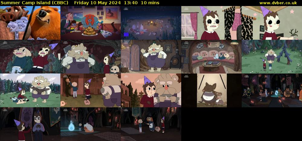 Summer Camp Island (CBBC) Friday 10 May 2024 13:40 - 13:50