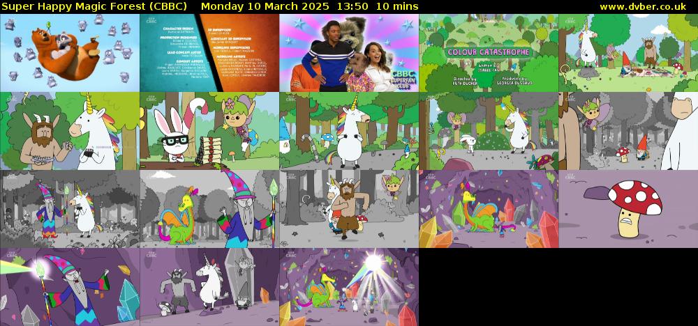 Super Happy Magic Forest (CBBC) Monday 10 March 2025 13:50 - 14:00