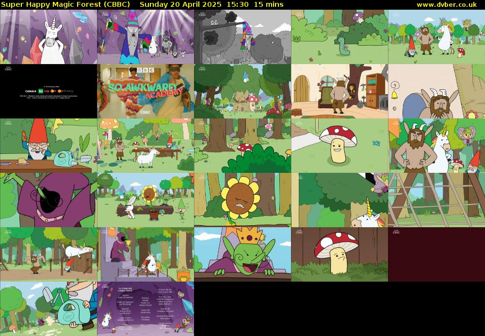 Super Happy Magic Forest (CBBC) Sunday 20 April 2025 15:30 - 15:45