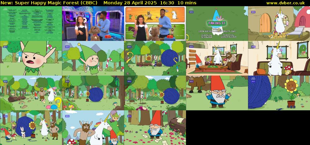 Super Happy Magic Forest (CBBC) Monday 28 April 2025 16:30 - 16:40