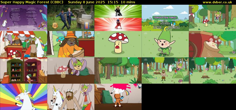 Super Happy Magic Forest (CBBC) Sunday 8 June 2025 15:15 - 15:25