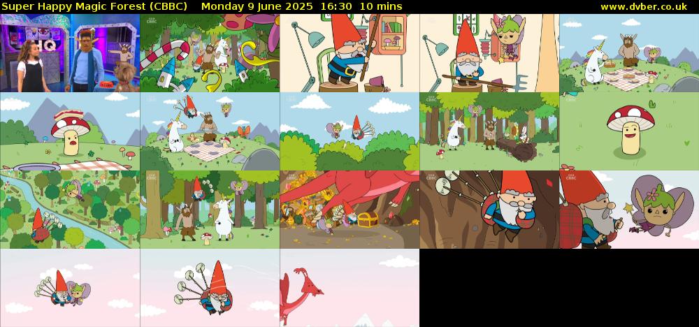 Super Happy Magic Forest (CBBC) Monday 9 June 2025 16:30 - 16:40