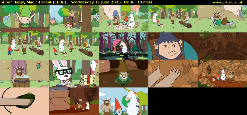 Super Happy Magic Forest (CBBC) Wednesday 11 June 2025 16:30 - 16:40
