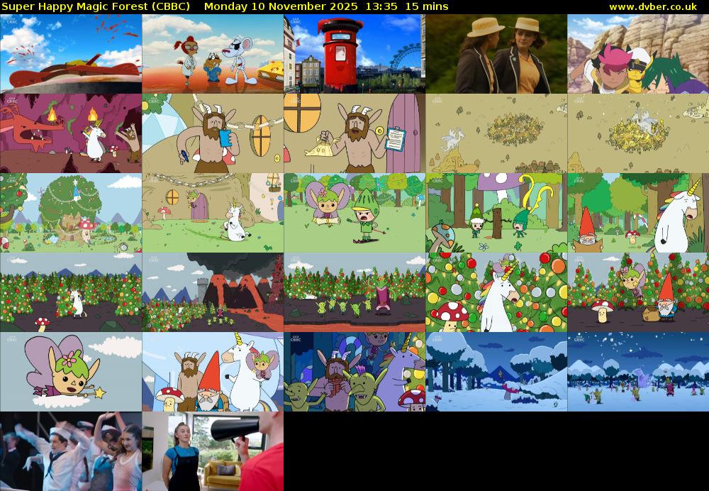 Super Happy Magic Forest (CBBC) Monday 10 November 2025 13:35 - 13:50