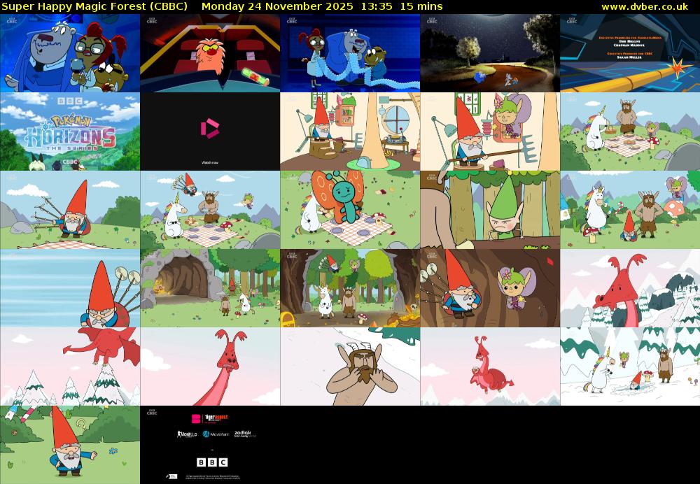 Super Happy Magic Forest (CBBC) Monday 24 November 2025 13:35 - 13:50