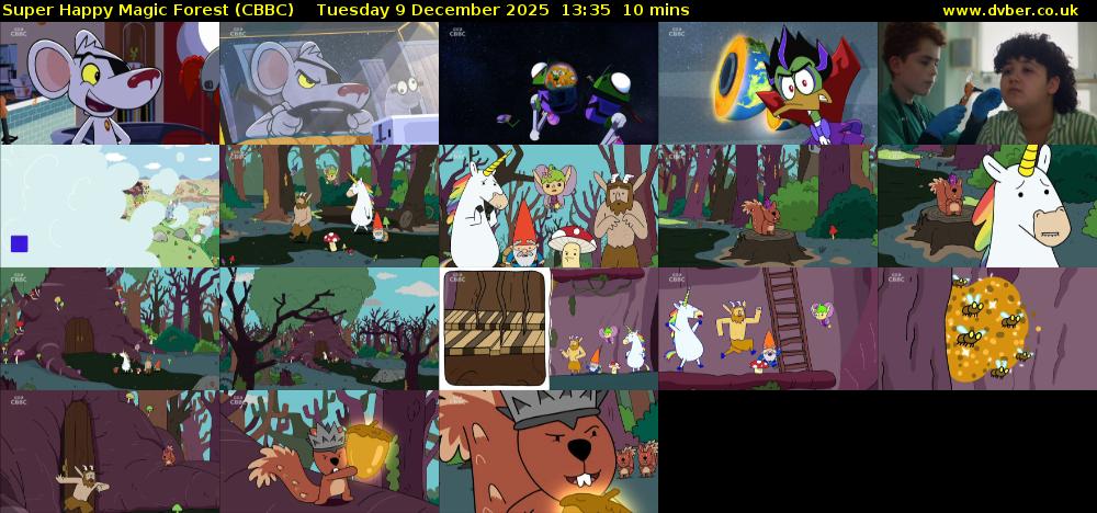 Super Happy Magic Forest (CBBC) Tuesday 9 December 2025 13:35 - 13:45