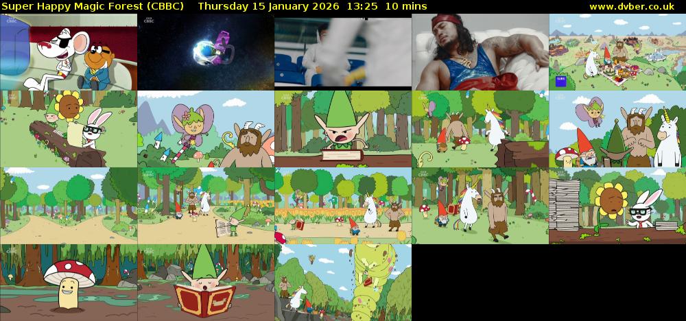 Super Happy Magic Forest (CBBC) Thursday 15 January 2026 13:25 - 13:35