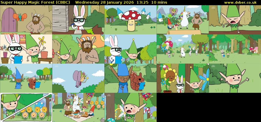 Super Happy Magic Forest (CBBC) Wednesday 28 January 2026 13:25 - 13:35