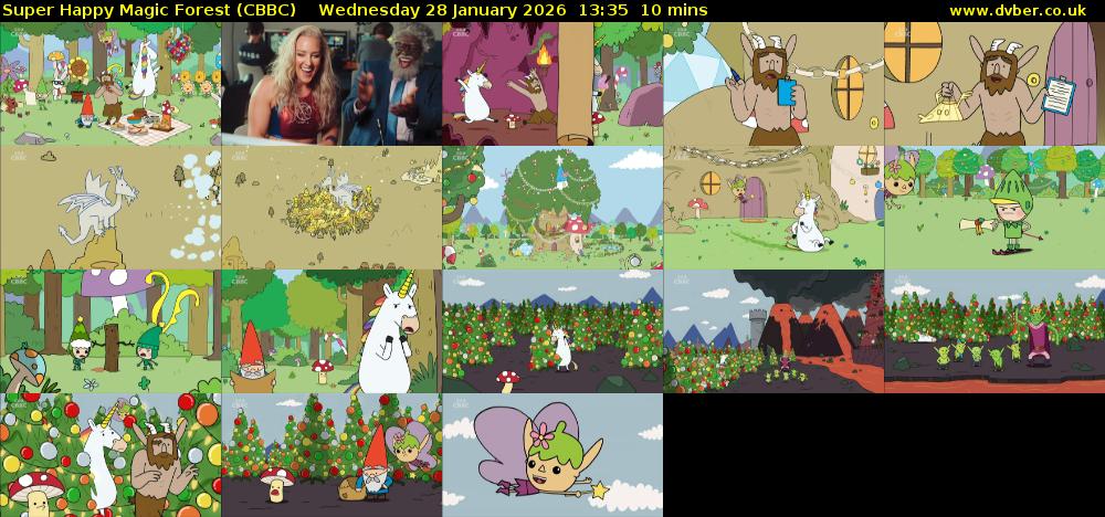 Super Happy Magic Forest (CBBC) Wednesday 28 January 2026 13:35 - 13:45