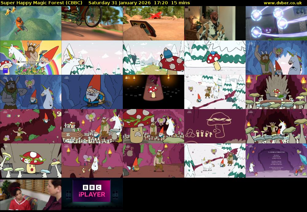 Super Happy Magic Forest (CBBC) Saturday 31 January 2026 17:20 - 17:35