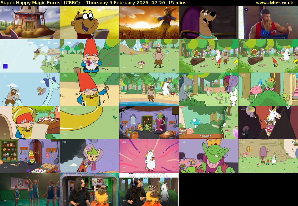 Super Happy Magic Forest (CBBC) Thursday 5 February 2026 07:20 - 07:35