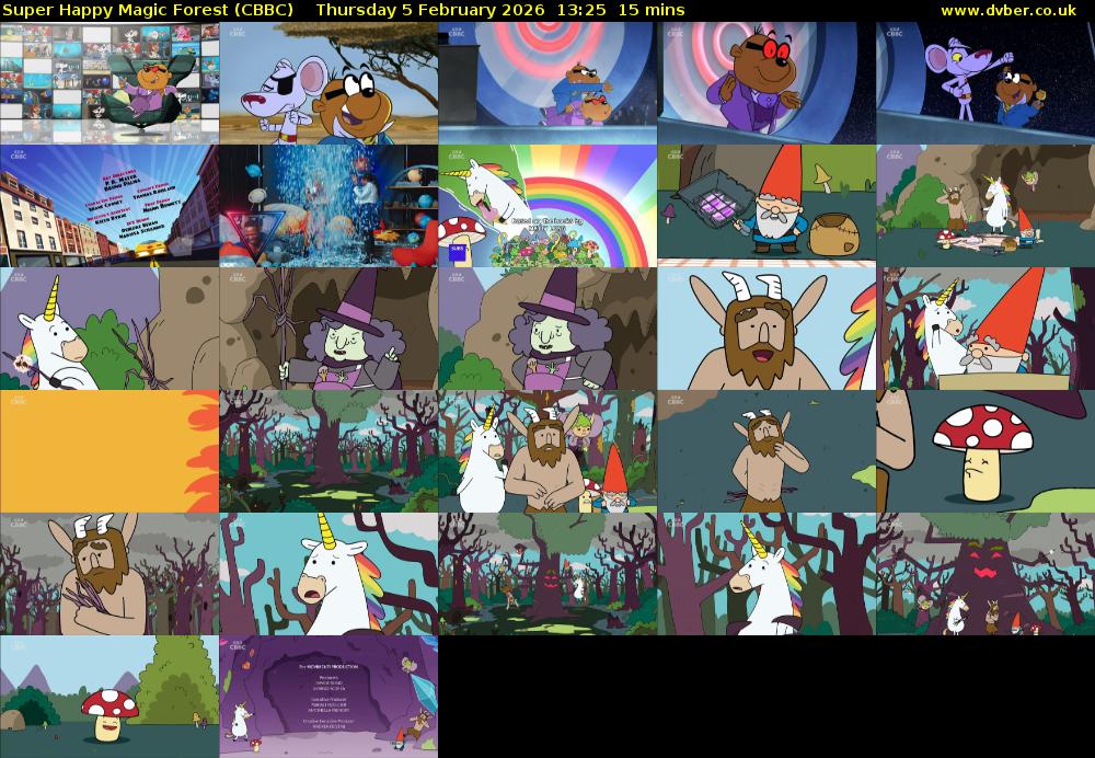 Super Happy Magic Forest (CBBC) Thursday 5 February 2026 13:25 - 13:40