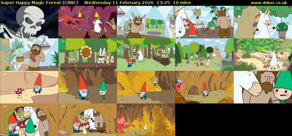 Super Happy Magic Forest (CBBC) Wednesday 11 February 2026 13:25 - 13:35