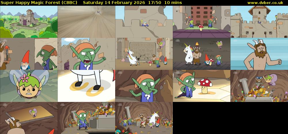 Super Happy Magic Forest (CBBC) Saturday 14 February 2026 17:50 - 18:00