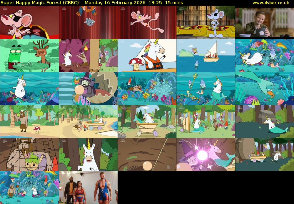 Super Happy Magic Forest (CBBC) Monday 16 February 2026 13:25 - 13:40