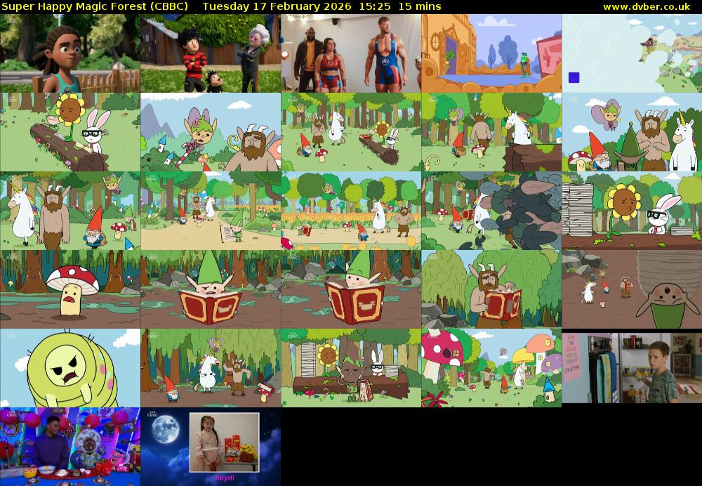 Super Happy Magic Forest (CBBC) Tuesday 17 February 2026 15:25 - 15:40